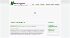 Desktop Screenshot of immergrun.org