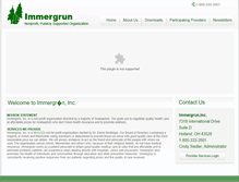 Tablet Screenshot of immergrun.org